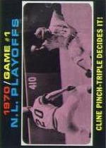 1971 Topps Baseball Cards      199     Ty Cline NLCS